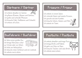 Vorschau - Text - Berufe Steckbriefe – kindgerechte Berufsbeschreibungen zum Lesen & Arbeiten - Seite 2