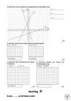 Vorschau - Arbeitsblätter - Lineare Funktionen: Test inkl. Lösungen - Seite 2
