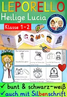 Vorschau - Mal- und Bastelvorlagen - Heilige Lucia von Syrakus LEPORELLO Klasse 1-2 Religion - Deckblatt