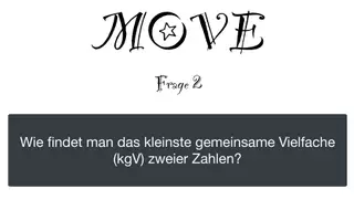 Vorschau - Spiele - MOVE - Mathematik Grundkurs - Klasse 6 - Kleinstes gemeinsames Vielfache (kgV) - Seite 3