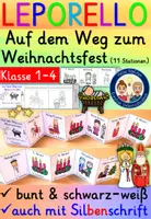Vorschau - Arbeitsblätter - Auf dem Weg zum Weihnachtsfest FALTHEFT Grundschule - Deckblatt
