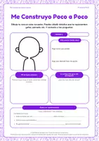 Vista previa - Hojas de trabajo - Me Construyo Poco a Poco: Ficha para Conocerse a Sí Mismos - Portada