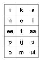 Voorbeeld - Woord- en letterkaartjes hup en aap - Pagina 2