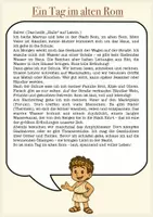 Vorschau - Unterrichtsreihen - Ein Tag im alten Rom - Seite 1