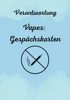 Vorschau - Aufgabenkarten - Verantwortung: Gesprächskarten zum Thema Vapes - Deckblatt