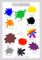 Vorschau - Arbeitsblätter - Farben - 3 fach differenzierte Arbeitsblätter, Poster - Seite 1