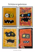 Vorschau - Mal- und Bastelvorlagen - HALLOWEEN Mumie / Kunst - Seite 2