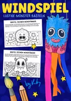 Vorschau - Arbeitsblätter - Monster Windspiele Zum Malen & Basteln - Lustige Windfänger - Deckblatt