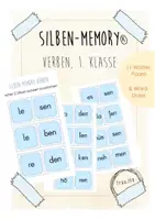 Vorschau - Spiele - Silben-Memory ® Verben Deutsch 1 - Deckblatt