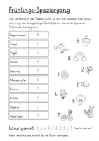 Vorschau - Arbeitsblätter - Lesespaziergang (Frühling) - Seite 2