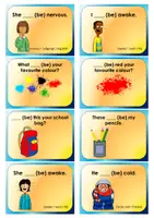 Vorschau - Stationenlernen - Stop and Swap Cards forms of to be - Seite 3