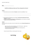 Vorschau - Arbeitsblätter - Zwei Klassenarbeiten Argumentation - Deckblatt