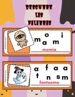 Vista previa - Juegos / Gamificación - descubre las palabras vercion halloween - Portada
