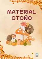 Vista previa - Hojas de trabajo - Material OTOÑO - Portada
