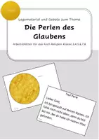 Vorschau - Mal- und Bastelvorlagen - Perlen des Glaubens - Deckblatt