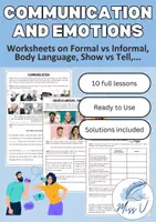 Vorschau - Stundenentwürfe - Communication Worksheets (10 lessons with solutions) - Deckblatt