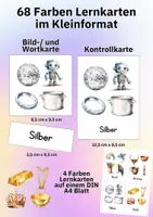 Vorschau - Poster - Farben-Bildkarten Set – 24 Farben mit Alltagsbeispielen | Sprachförderung für Kita & Grundschule - Seite 3
