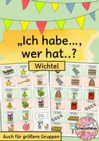 Vorschau - Spiele - Wachsendes Materialpaket, Spiel, Ich habe, wer hat, Wortschatz, Förderschule - Seite 1