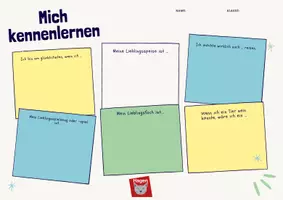 Vorschau - Arbeitsblätter - Collagenherstellung lerne Mich kennen - Deckblatt