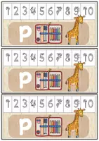 Vorschau - Poster - Mäppchenparkplatz und Tischspicker, Klassentier Giraffe - Seite 3