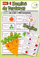 Vista previa - Juegos / Gamificación - Dominó de Verduras | Juego de vocabulario en español y latinoamericano - Portada
