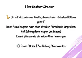 Vorschau - Bildkarten - 10 Bewegungspausen für kleine Räume - ohne Stühle rücken - Seite 2