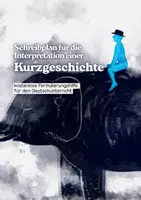 Vorschau - Arbeitsblätter - Schreibplan für die Interpretation einer Kurzgeschichte - Deckblatt