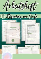 Vorschau - Unterrichtsreihen - Production écrite: Résumer un texte (Résumé) - Deckblatt
