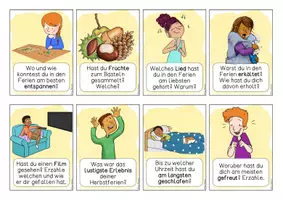 Vorschau - Arbeitsblätter - Feriengeschichte nach den Herbstferien schreiben - Seite 1