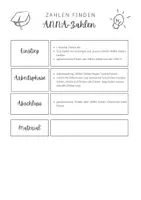 Vorschau - Stundenentwürfe - ANNA-Zahlen finden I Schriftliche Subtraktion - Seite 2