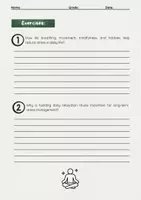 Vorschau - Arbeitsblätter - Stressabbau-Techniken: Breathing, Relaxation, Mindfulness, Habits - Seite 3