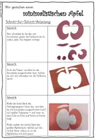 Vorschau - Mal- und Bastelvorlagen - Minimalistischer Apfel: Schritt für Schritt Anleitung - Seite 2