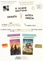 anteprima - Opere didattiche / Libri di testo - Libretto 10 Divinità Greche - da autore per ragazzi Luca Casetta - Pagina di copertina