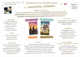 anteprima - Opere didattiche / Libri di testo - Il Racconto Storico - da autore per ragazzi Luca Casetta - Pagina di copertina