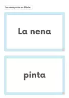 Vista previa - Tarjetas / Manipulativos - Oracions en acció - página 2