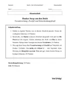 Vorschau - Test - Klassenarbeit Deutsch – Theodor Storm: „Der Schimmelreiter“ | Haukes Verantwortung und Zweifel am Deich | mit Erwartungshorizont - Seite 1