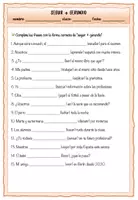 Vorschau - Arbeitsblätter - seguir + gerundio (inkl. Lösung) - Deckblatt