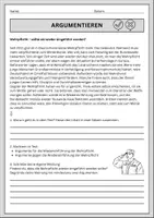 Vorschau - Arbeitsblätter - Argumentieren Klasse 8-9: Wehrpflicht - Seite 1