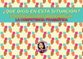 Vista previa - Refuerzo / NEE / Materiales de apoyo - ¿QUÉ DIGO EN ESTA SITUACIÓN? - COMPETENCIA PRAGMÁTICA - Portada