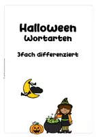 Vorschau - Arbeitsblätter - Halloween – Wortarten (3fach differenziert) - Seite 2