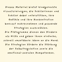 Vorschau - Bildkarten - Strategien für Emotionen und Konzentration - Seite 1