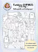 Vorschau - selbst erstellte Cliparts/Grafiken - Clipart-Set - Erste Hilfe "Rettungskette und Verletzungen" - Seite 1