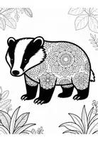 Vorschau - Arbeitsblätter - Ausmalbilder: Waldtiere gefüllt mit Mandalas – Konzentrationsmaterial für zwischendurch - Seite 3