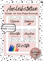 Vorschau - Anderer Materialtyp - Ausleihstation Moppe Kommode rosa/grün - Deckblatt