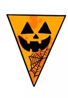 Vorschau - Mal- und Bastelvorlagen - Wimpelkette / Girlande für Halloween - Bastelvorlage / Malvorlage #huhuhalloween - Seite 2