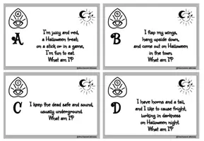 Aperçu - Jeux - HALLOWEEN OUIJA – What am I? (20 Words) - Page 2