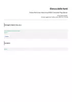 anteprima - Esercizi - Elenco delle fonti - Pagina 1