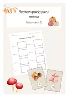 Vorschau - Arbeitsblätter - Rechenspaziergang Herbst ZR 20 - Deckblatt