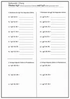 Vorschau - Arbeitsblätter - Mathe-Übung: kgV und ggT (mit Merkblatt) - Deckblatt