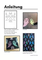 Vorschau - Mal- und Bastelvorlagen - Kooperative Poster Gespenster, Halloween - Seite 2